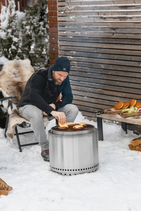 Båltønne i rustfritt stål - LUNT